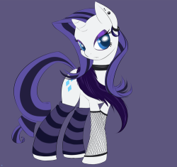 colorgasmfreakbrony:  Gothic Rarity by *KidKaizer