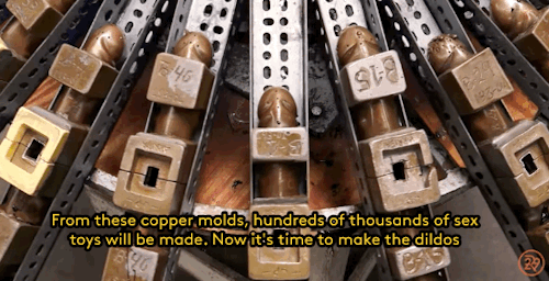 succubus-shawty: refinery29:  Watch: You really have to see this fascinating video about how sex toys are really made You probably thought they just put silicone in a mold and call it a day, right? Wrong, so wrong. For example, you’d be shocked by how