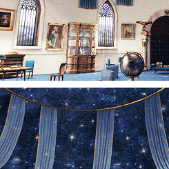 chrrycola:The Ravenclaw common room is located high up within a tower and known for its panoramic vi