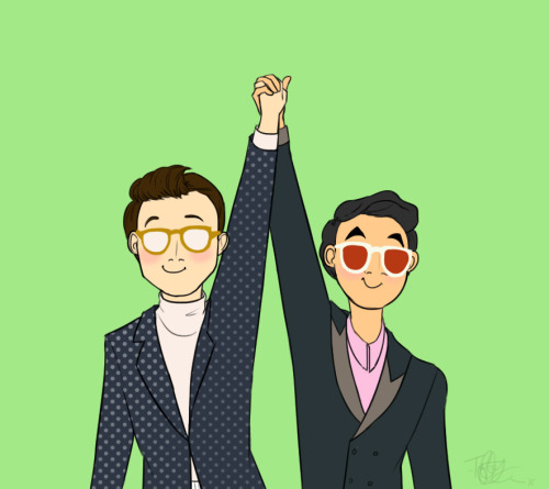 unfortunateplottwist:Congrats on the five years of hand-holding ya sappy husbands. *wipes tears on s