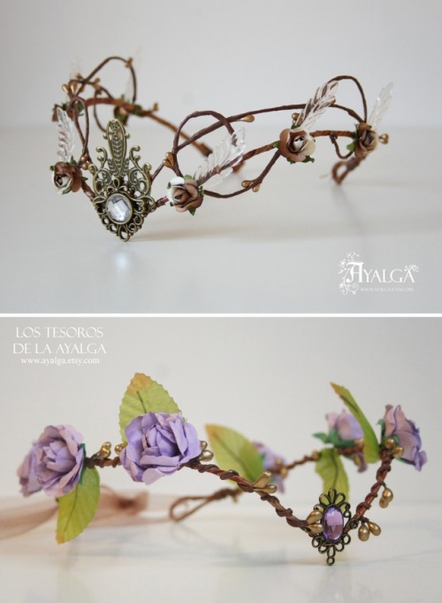 sosuperawesome: Woodland Headpieces and Metal Tiaras by Ayalga on Etsy
