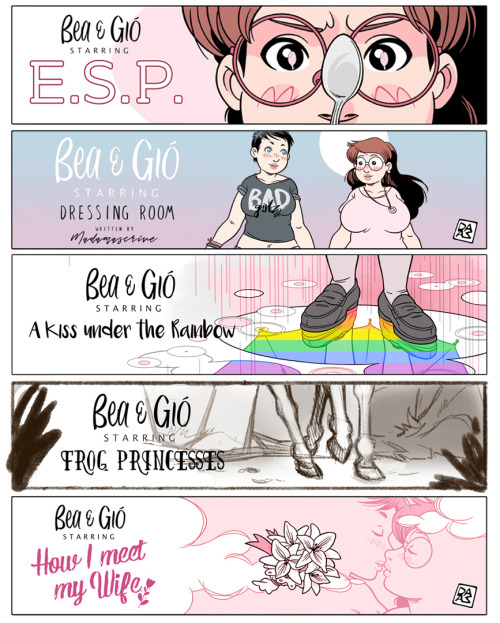 A small reminder of the projects - complete or in progress - of Bea&Giò that you can find on Pat