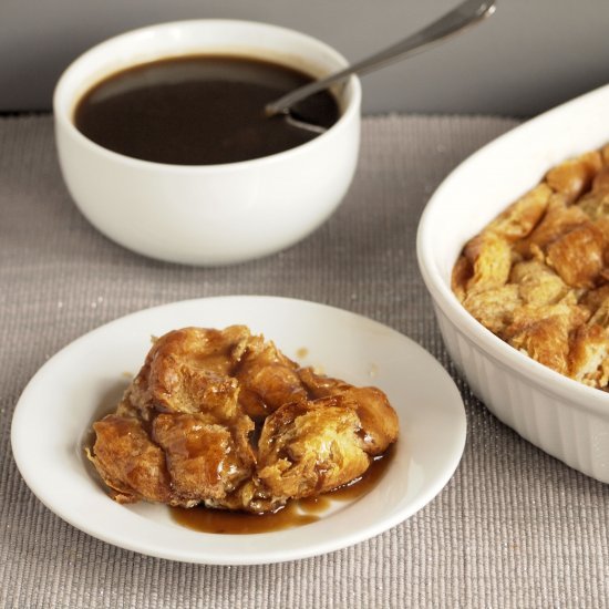 food52:  Genius.dessertgallery:  Croissant Pudding-Get your hourly source of sweet