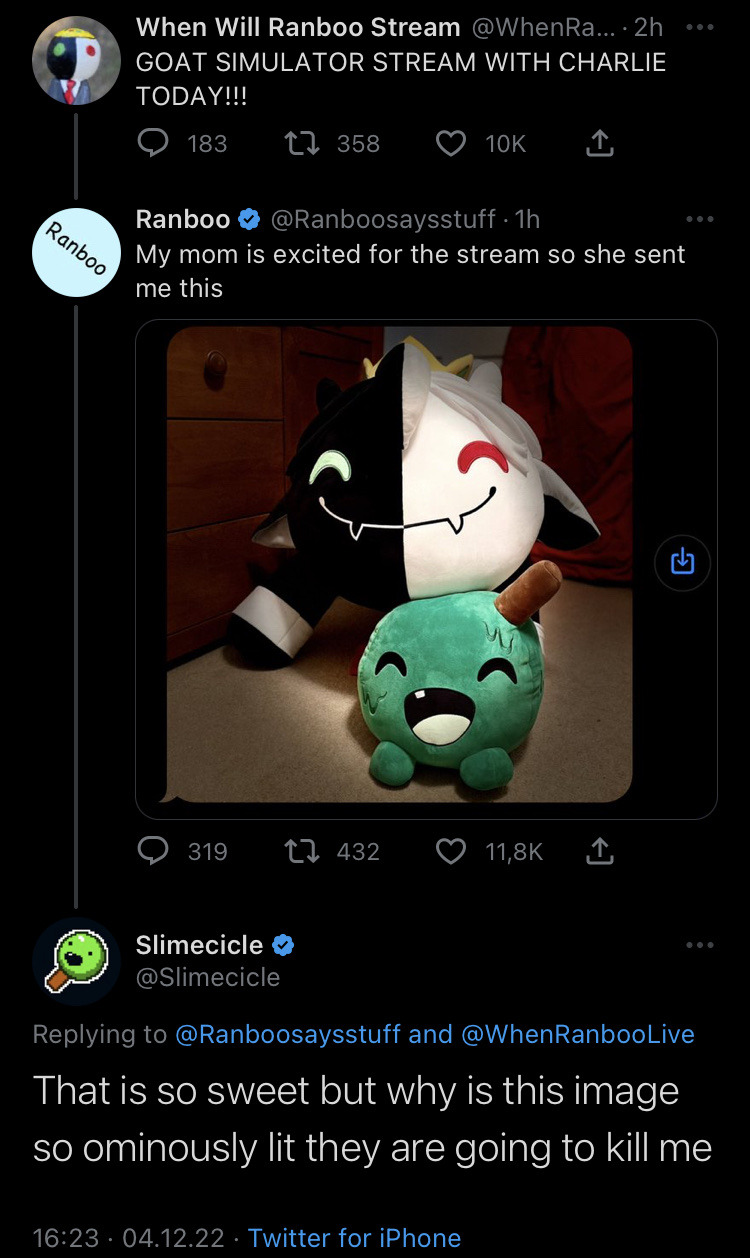 Updates On Charlie Slimecicle! — Charlie replied to Jaiden on twitter!  [Image ID