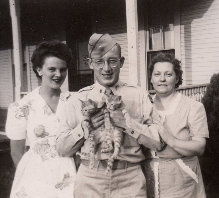 Vintage Cats and People