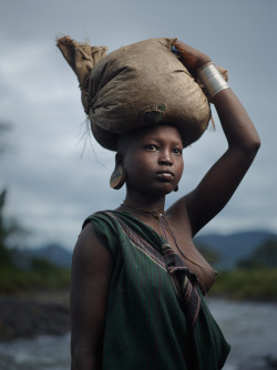 Ethiopian Surma girls, by Joey L.