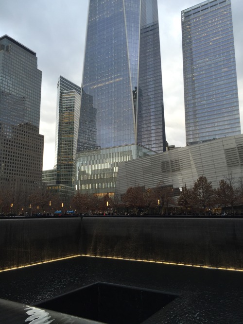 Visited the 9/11 memorial. It was a very emotional experience for sure. A beautiful memorial and I’m glad we were able to see it.