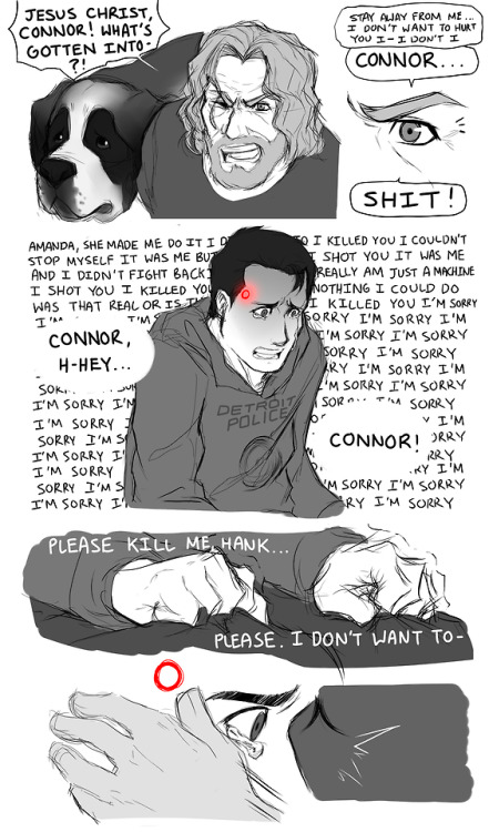 smudgeandfrank: Didn’t know androids had nightmares too…Nightmare Part 2 Yuckkkk this m