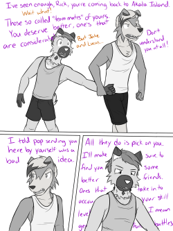 Short little comic with Ricky and his older