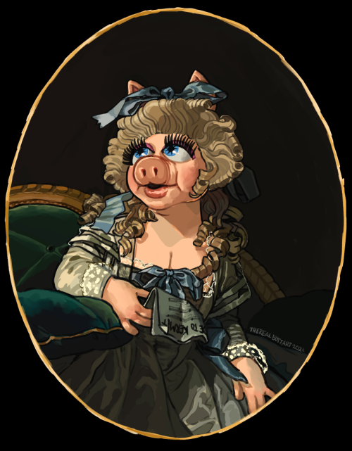 buttart: i made this for no reason, based off the painting Madame Grand