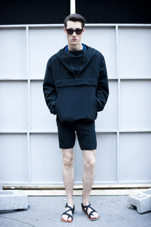 9thspace:  Nicolas Ripoll, Acne S12 backstage