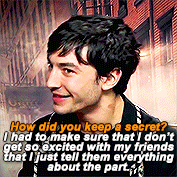 tedystaleva:  Ezra ‘fanboy’ Miller