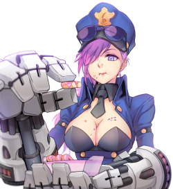 league-of-legends-sexy-girls:  Vi 