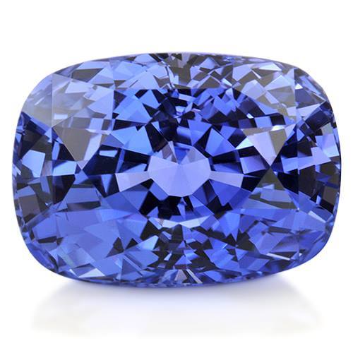 Untreated 6.54-carat cornflower Sapphire  cushion from  Sri Lanka. This rare, Lotus Gem La