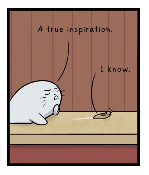 You are Awesome! And so are slugs!for more wholesome and happy comics, go check us out on Webtoon!