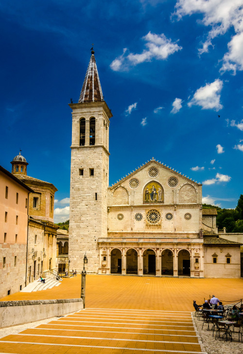 Spoleto Cathedral, Umbria. da Marius RomanTramite Flickr:Cattedrale di Santa Maria Assunta; Duomo di