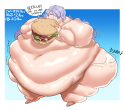 kafekafei: REBLOG AND KO-FI WG DRIVE 10 reblogs add 2 lbs 1 kofi adds 10 lbs Seems like Camilla has gotten rather big hasn’t it? Only one more part left to go, so let’s see if she can get any bigger! You can find my kofi page here: Ko-fi.com/kafekafei