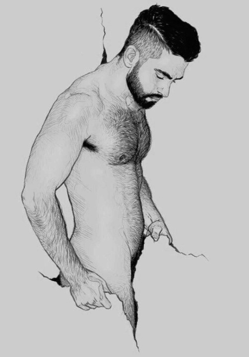Hairy Gay Art and Cartoons