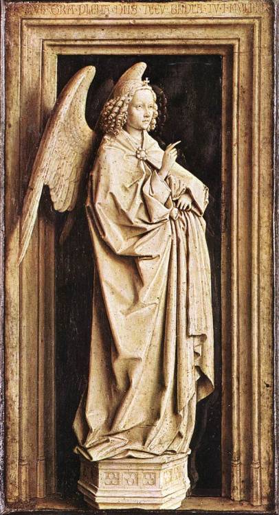 The Annunciation, 1440, Jan van EyckMedium: oil,wood