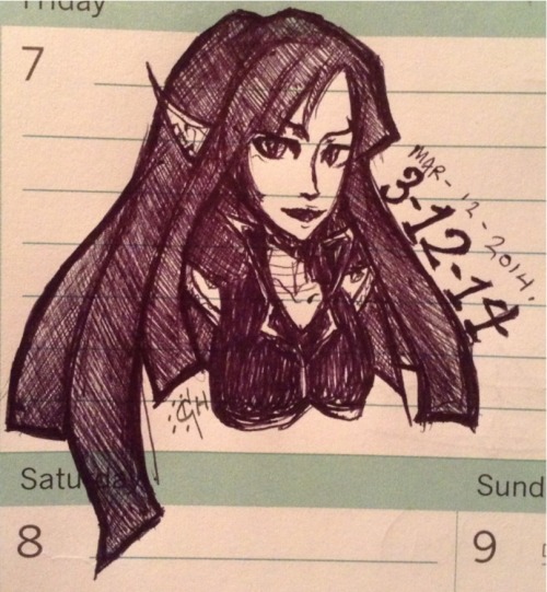 Stupid school sketches (｡-_-｡)