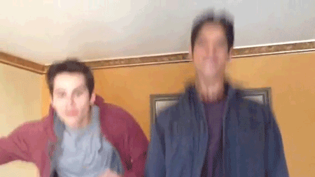 teenwolf:  Dylan and Tyler jumping on a bed. 2/2 