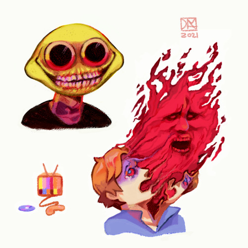 trustymikh:I missed drawing body horror and the game got some inspiring beats