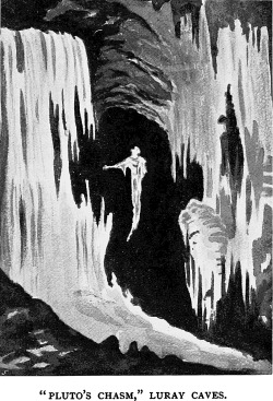 danskjavlarna:  Pluto’s chasm, from Journal of a Tour in the United States, Canada and Mexico by Winefred Mary Howard, 1897. My Strange &amp; Unusual Site | Books | Videos | Music | Etsy 