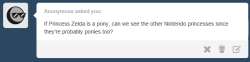 asktheconsoleponies:  Wii Pony: None of the