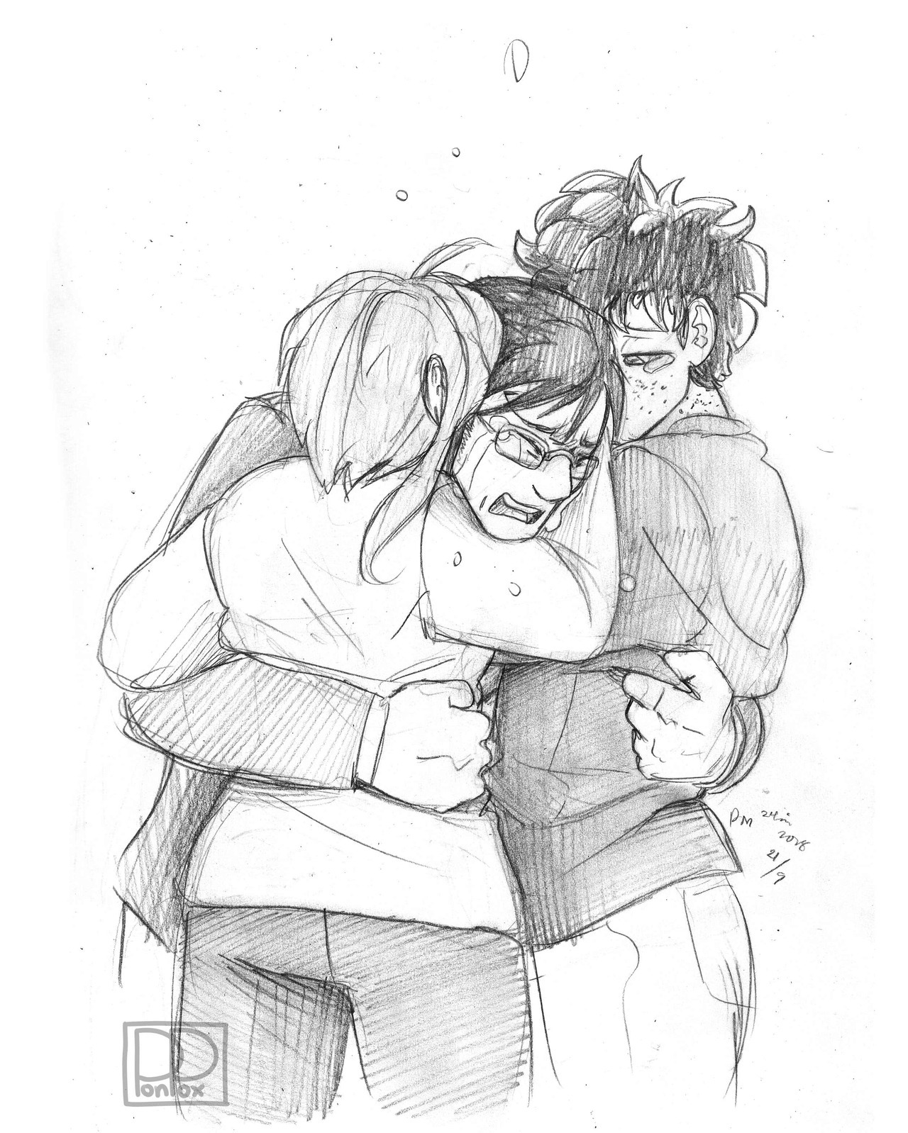 ponpox:  Hugging is like my number one comforter. If I’m breaking down the thing