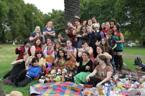 Some pictures from our first meetup of the year, a cosplay teddybear picnic!Shoutout in particular t