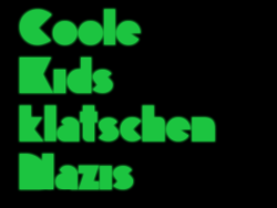 antifascistaction:  Cool Kids Slap Nazis