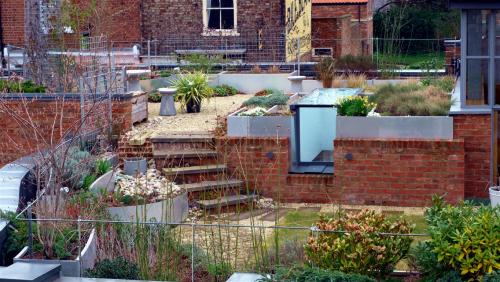 Rooftop Garden, York, England.While probably one of the most expensive homes in York I would not wan