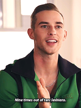 adamrippongifs:What are ice skating groupies like?When I’m competing, a lot of times I’ll look up and there’ll be maybe one or two rainbow flags. (I’m gay, by the way.) I’ll meet the people flying the flags after the competition—nine times