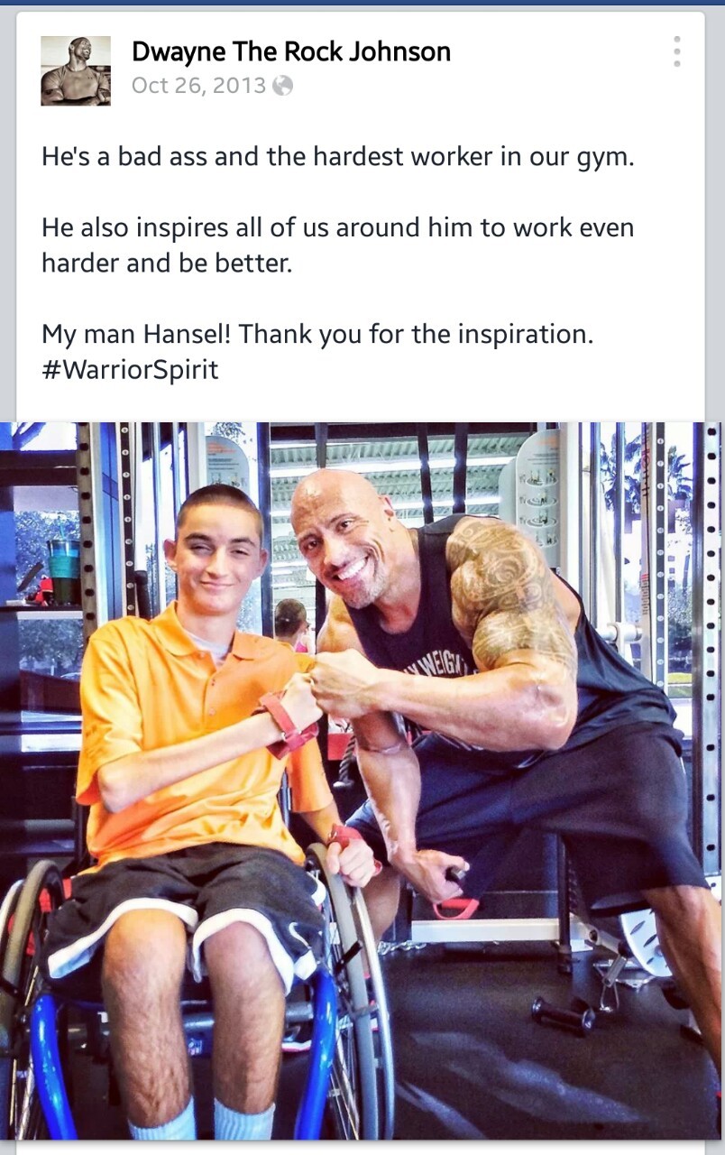 burntauburn:  Every time Dwayne Johnson fist bumps a child an angel gets more wings
