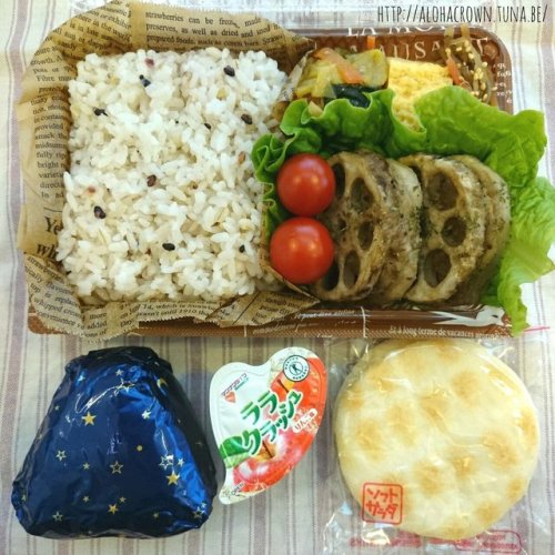 obentoart:posted by @alohacrown 中１男子お弁当130日目 ＠ 2017.3.4 #お弁当 #Twitter家庭料理部 #お腹ペコリン部 #obentoart #息子弁 