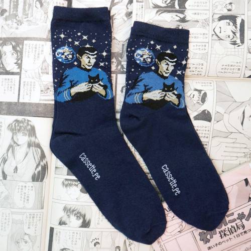 figdays:    Spock &amp; Kitty Socks //   Cassette107  