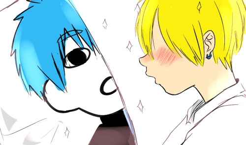 bicyclewall:  decided to make an attempt at a crossover, and since i think of love lab a lot this happened. 