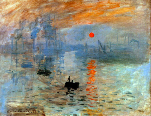 Claude Monet, &ldquo;Impression: Sunrise&quot; 1873 The term Impressionism&nb