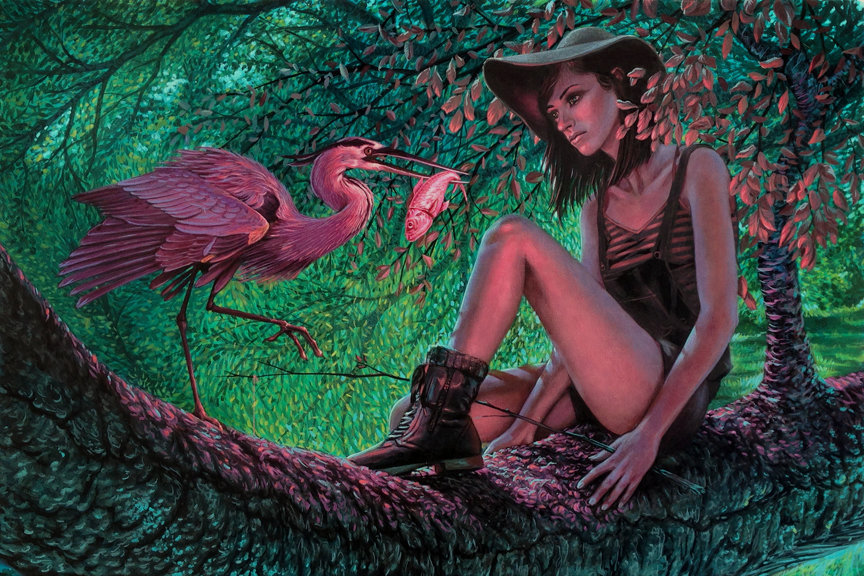 supersonicart:  Casey Weldon’s “Tropefiend” at Spoke Art. Currently showing