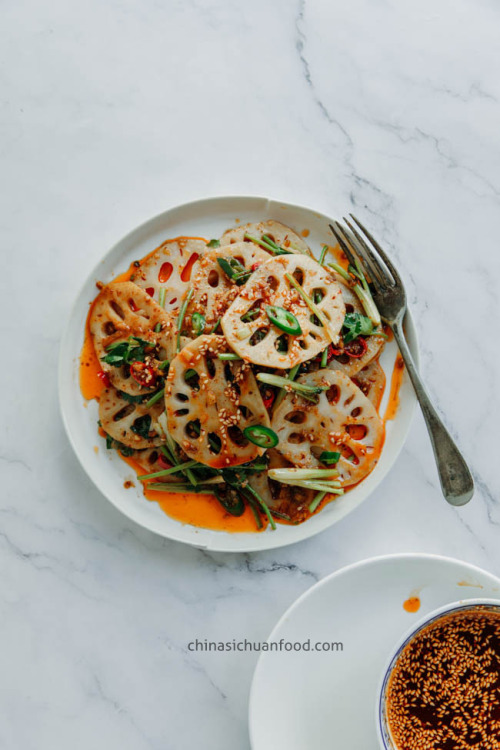 Hot and Sour Lotus Root Salad