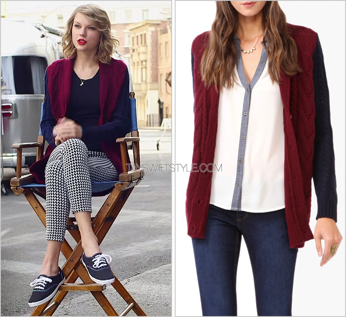 Taylor Swift Red Cardigan, Amazing Winter Dress Outfit