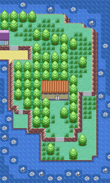 Tiny Design The Sevii Islands in Pokemon FireRed and...