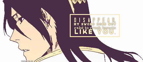  Favorite Bleach Character : Byakuya Kuchiki, Grimmjow, Shirosaki. 