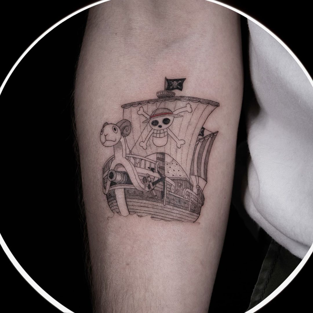  GOING MERRY TATTOO  Anime tattoo on CaseyPandaTran the s   TikTok