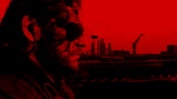 guilty-butterfly:   Video Game Challenge : [3/7] male characters → Venom Snake (Metal Gear)    “We have no tomorrow, but there’s still hope for the future. In our  struggle to survive the present, we push the future farther away. Will I  see it