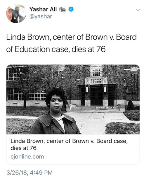 odinsblog:Rest In Peace, Linda Brown. Thank porn pictures