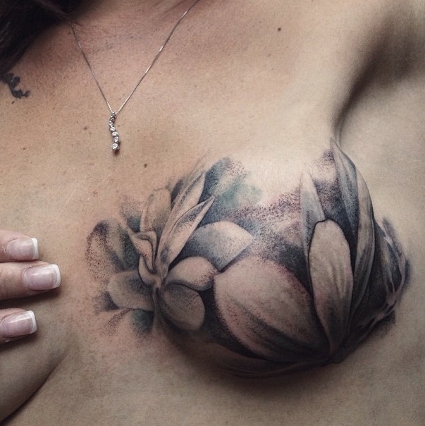 tattrx:  Mastectomy scar coverup by DAVID ALLEN Chicago, Illinois / Traveling