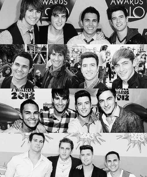 Big Time Rush on KCA through the years. (2010/2011/2012/2013)