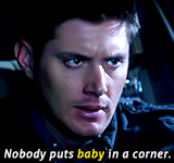 jaredandjensen:  Dean + “Baby” 