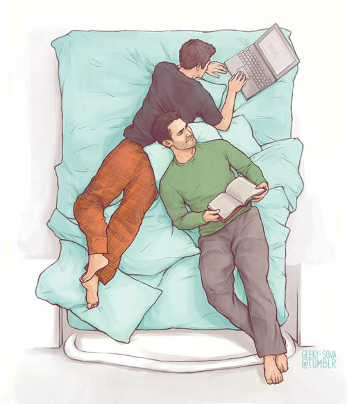 geeky-sova:  This post is to celebrate birthday of a very special someone :) HAPPY BIRTHDAY REGAN! ♥ Me and Mako decided to do a little collab for this occasion. You can find her awesome fic HERE and this is my little pic to go with it. [pic based on